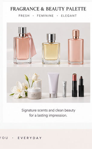 Fragrance beauty and mood example