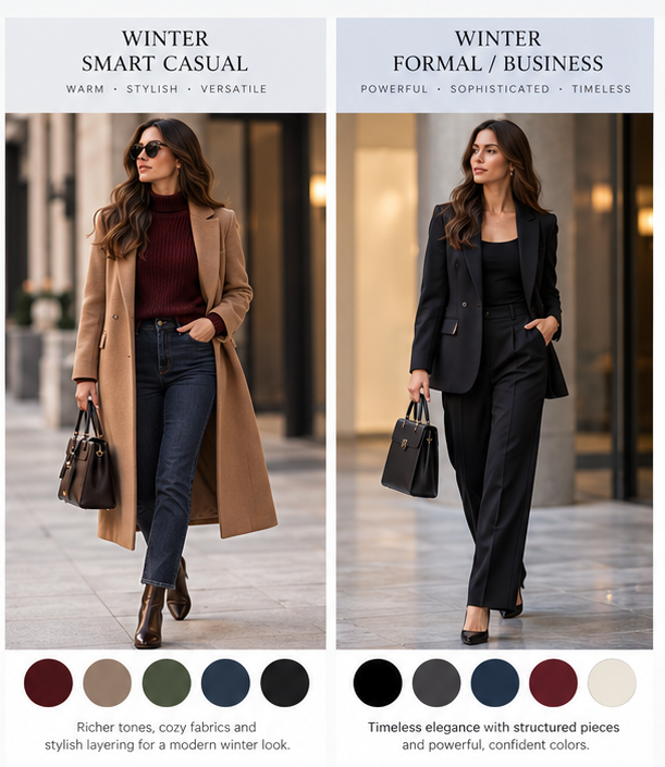 Female winter palette and style example